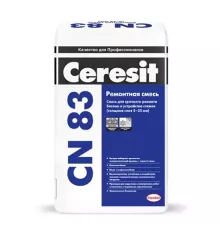Ceresit CN 83 / Церезит смесь для срочного ремонта бетона 25кг