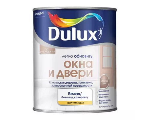 Dulux / Дюлакс Легко обновить Окна и Двери износостойкая краска на водной основе полуматовая