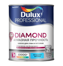 Dulux Diamond Matt / Дюлакс Даймонд Мат матовая износостойкая краска для стен и потолков 1 л