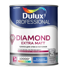 Dulux Diamond Extra Matt / Дулюкс Даймонд Экстра Мат глубоко матовая износостойкая краска 0.9 л