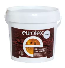 Eurotex / Евротекс Шпатлевка для дерева для наружных и внутренних работ акриловая 1,5 л