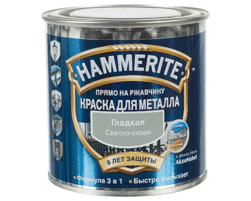 HAMMERITE / ХАММЕРАЙТ краска для металла прямо на ржавчину глянцевая 5 л