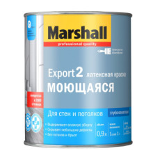 MARSHALL EXPORT 7 ОСОБО ПРОЧНАЯ краска латексная для стен и потолков, матовая, база BC (2,5л)