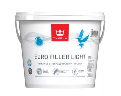 Tikkurila Euro Filler Light / Тиккурила Евро Филлер Лайт шпатлевка финишная