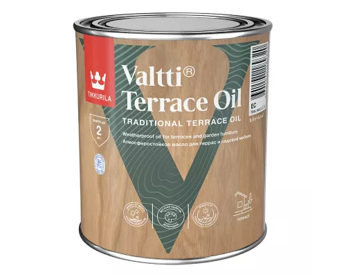 Tikkurila Valtti Terrace Oil / Тиккурила Валтти Террас Ойл атмосферостойкое колеруемое масло