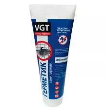 VGT / ВГТ герметик акриловый санитарный для внутренних и наружных работ 0,25 л